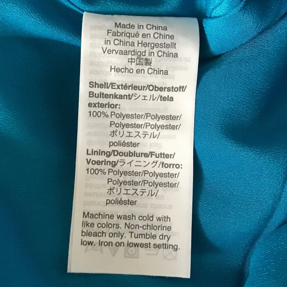 J. CREW Satin Sarong Skirt Turquoise Blue NWT Women’s Plus Size 16